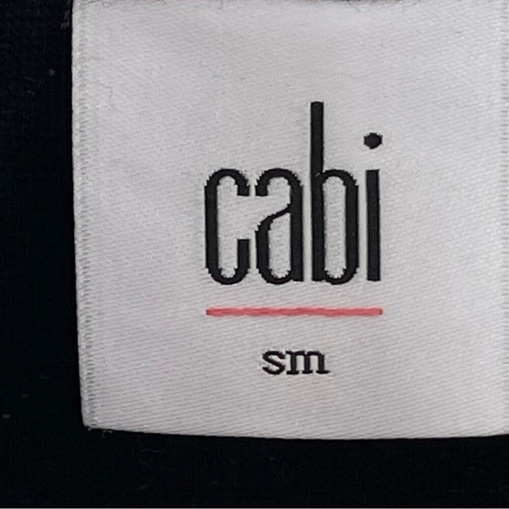 CAbi Quilted Moto Jacket in Black Herringbone Style #3025 Size Small - Picture 12 of 15